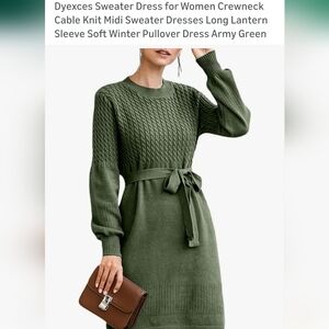 Green Knit Dress
